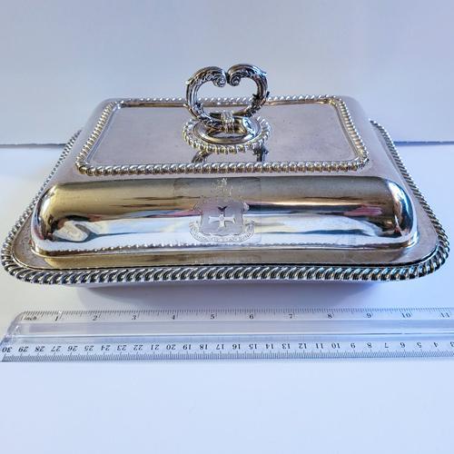 Silver Entree Dish
